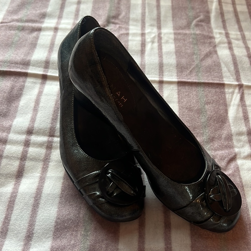 Dark Gray Wedged Dress shoes